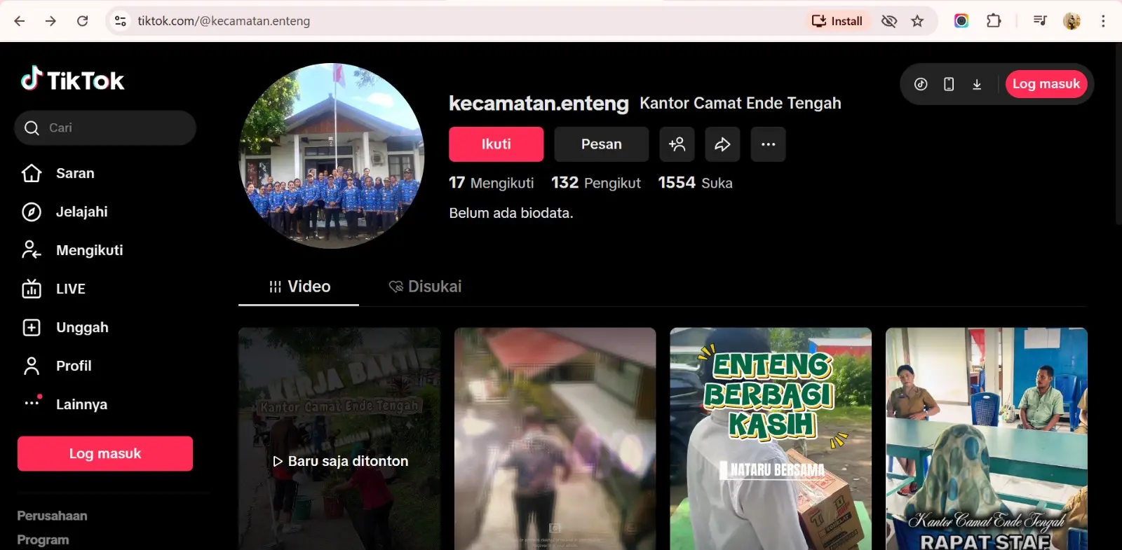 Banner TikTok Kecamatan